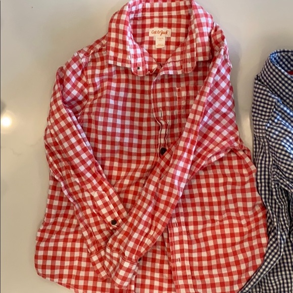 Cat and Jack button down boys shirt 6/7 - Picture 1 of 2
